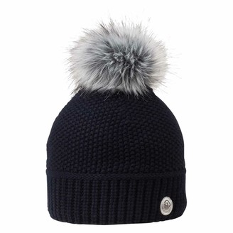 ladies fleece lined bobble hat