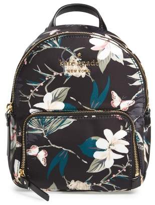 Kate Spade Watson Lane - Botanical Small Hartley Nylon Backpack