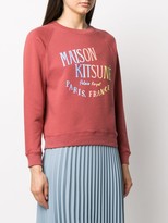 Thumbnail for your product : MAISON KITSUNÉ Logo Print Crew Neck Sweatshirt