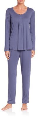 Hanro Alessia Long-Sleeve Pajamas