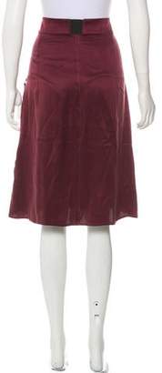 Public School Silk Knee-Length Skirt