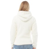 Thumbnail for your product : Bench Womens Monroe Sherpa Fleece Zip Through Hoodie Winter White