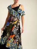 Thumbnail for your product : Mary Katrantzou Carmen Sequin-embellished Silk-chiffon Dress - Multi