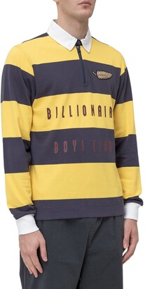 Billionaire Boys Club Striped Zip Rugby Shirt - ShopStyle