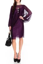 Thumbnail for your product : Aftershock Sugar purple flow short dress