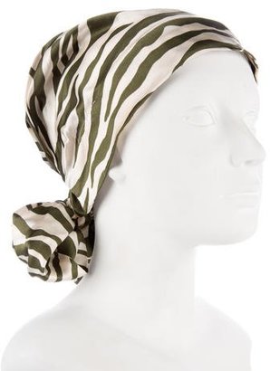 Eugenia Kim Silk Zebra Print Hat w/ Tags