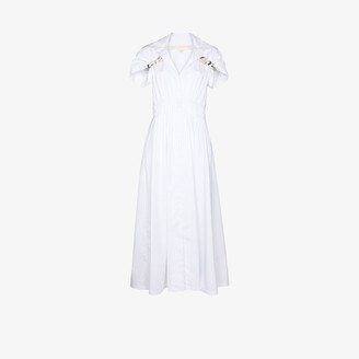 By Any Other Name White Shirt Midi Dress