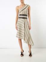 Thumbnail for your product : Sophie Theallet striped asymmetric dress