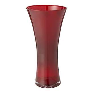 Linea Flare tall red vase 30cm