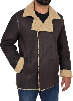 Mens Shearling Coat | Shop the world's largest collection of fashion |  ShopStyle UK
