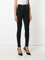 Thumbnail for your product : Liu Jo slim double-breasted trousers
