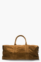 Thumbnail for your product : AMI Brown suede duffle
