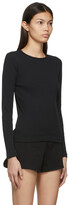 Thumbnail for your product : Sunspel Black Rib Long Sleeve T-Shirt