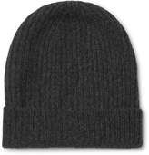 Thumbnail for your product : William Lockie Ribbed Mélange Cashmere Beanie