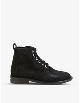 Thumbnail for your product : Zadig & Voltaire Laureen Leo leopard-print suede ankle boots