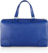 Thumbnail for your product : Valextra Boston Large textured-leather tote