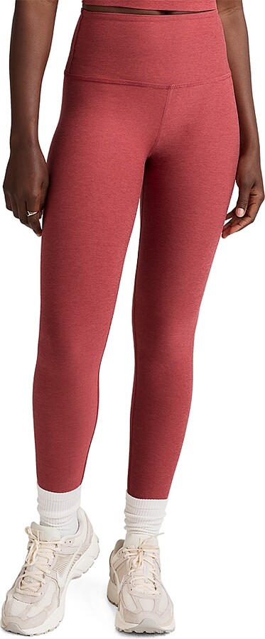 Beyond Yoga Spacedye Caught In The Midi High Waisted Legging in Soft Umber