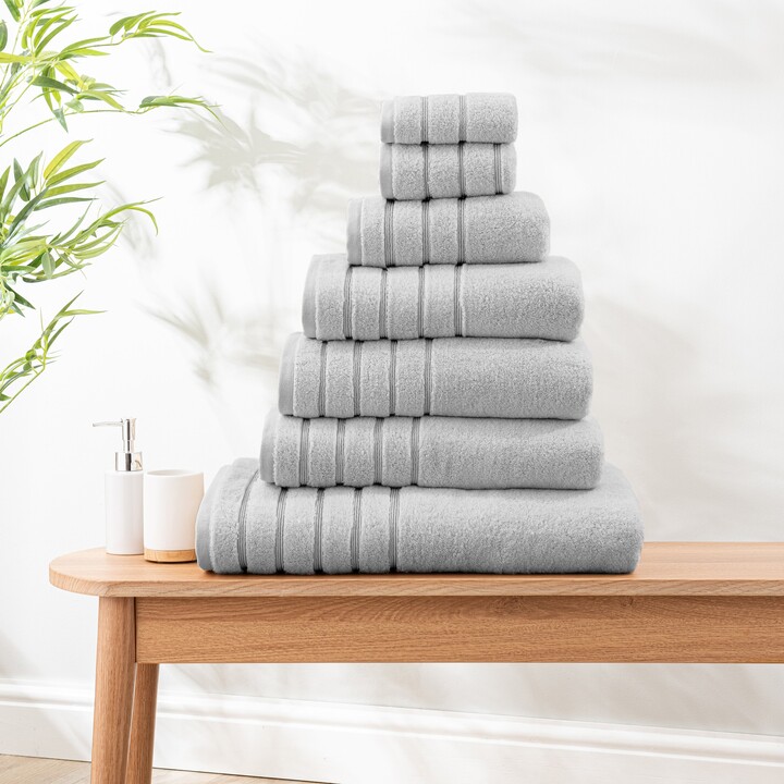 Dunelm Ultimate Towel Soft Grey Grey ShopStyle