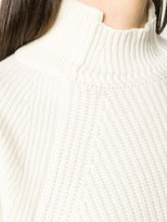 Thumbnail for your product : Zucca Ribbed Turtleneck Jumper