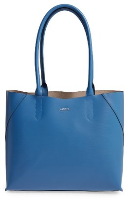 Lodis Blair Collection Cynthia Leather Tote - Blue
