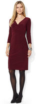 Thumbnail for your product : Lauren Ralph Lauren Two Toned Surplice Dress