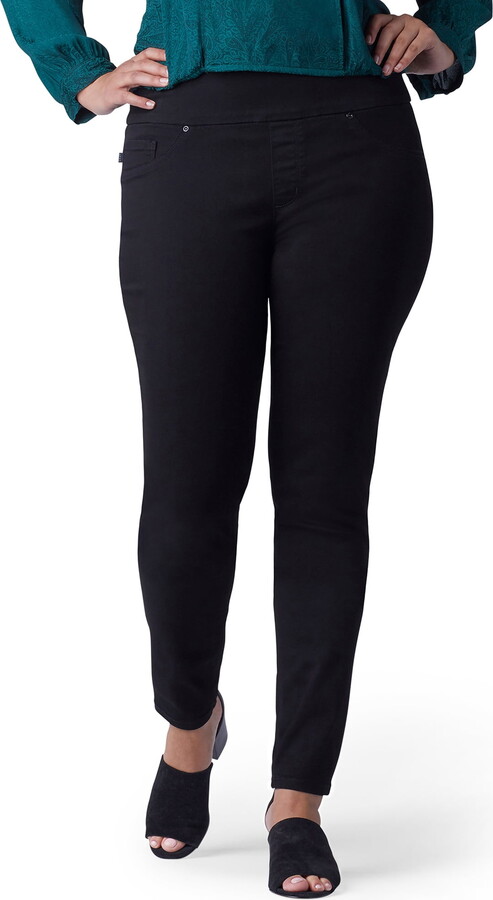Lee Women’s Plus Size Sculpting Slim Fit Skinny Pull On Jean