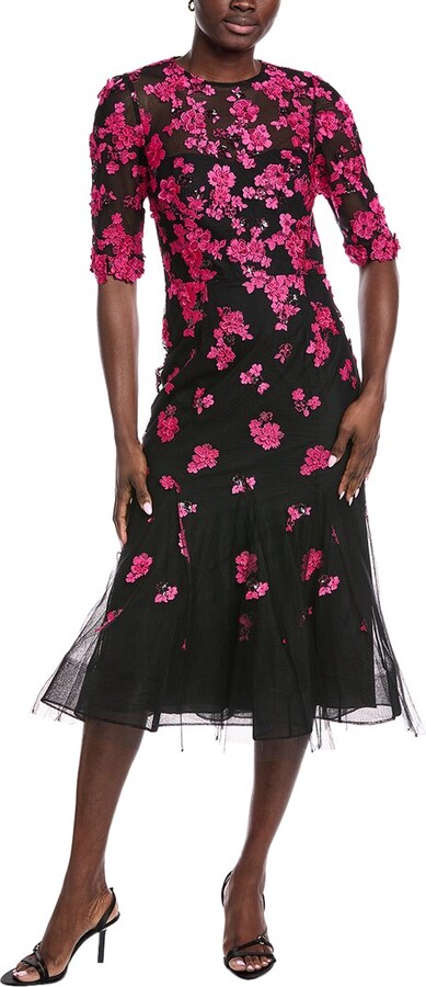 Tulle Applique Gown