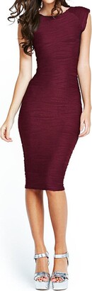 burgundy dress casual