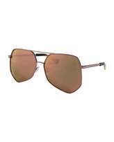 Thumbnail for your product : Grey Ant Megalast Oversized Aviator Sunglasses, Pink