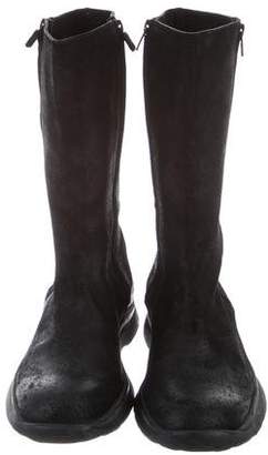 CNC Costume National Suede Mid-Calf Boots