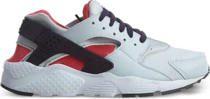 Nike Kids Huarache Run "Pure Platinum/Purple Dynasty" sneakers