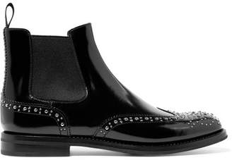 Church's Ketsby Met Studded Glossed-leather Chelsea Boots - Black