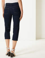 Thumbnail for your product : Marks and Spencer Mid Rise Straight Leg Cropped Jeans
