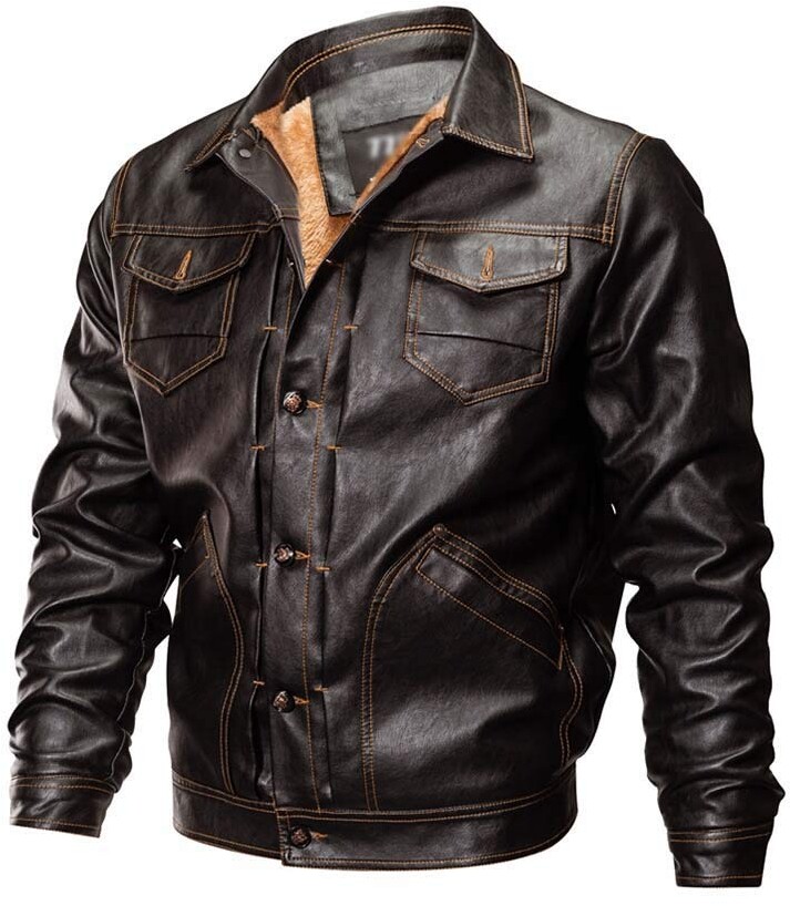 military jacket leather