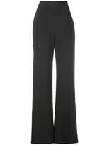 Thumbnail for your product : Brandon Maxwell flared high-waisted trousers