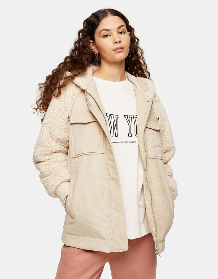topshop cream jacket