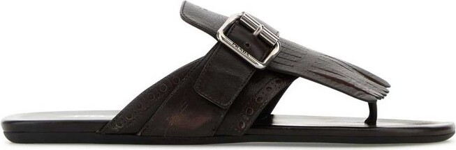 Prada Shuffle Thong Slippers