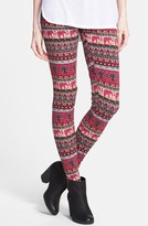Thumbnail for your product : Angie Print Leggings (Juniors)