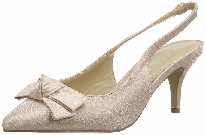 evening pumps low heel