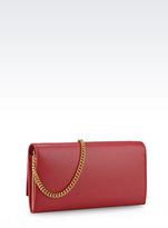 Thumbnail for your product : Emporio Armani Boarded Calfskin Purse With Chain