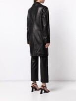 Thumbnail for your product : Dion Lee Single-Breasted Leather Coat