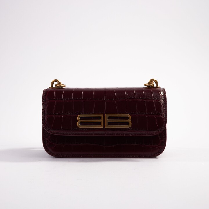 balenciaga red crossbody bag