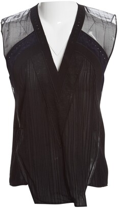 Anthony Vaccarello black Synthetic Tops
