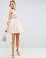 Thumbnail for your product : ASOS Design Embellished Crop Top Beaded Mini Dress