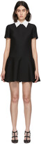 Thumbnail for your product : Valentino Black Embroidered Collar Dress