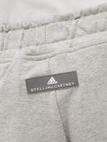 Thumbnail for your product : adidas by Stella McCartney Athletics Zipped-pocket Cotton Shorts - Womens - Grey
