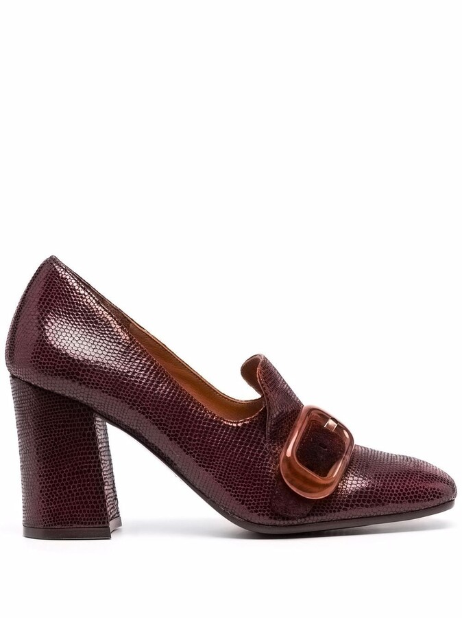 red block heels size 11