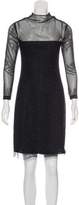 Thumbnail for your product : Akris Textured Knee-Length Dress