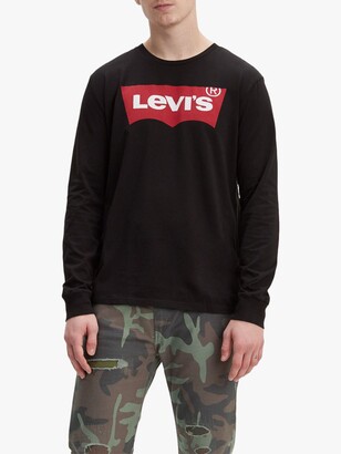 Levi's Batwing Graphic Long Sleeve Logo T-Shirt