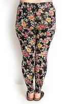 Thumbnail for your product : Forever 21 FOREVER 21+ Floral Print Leggings